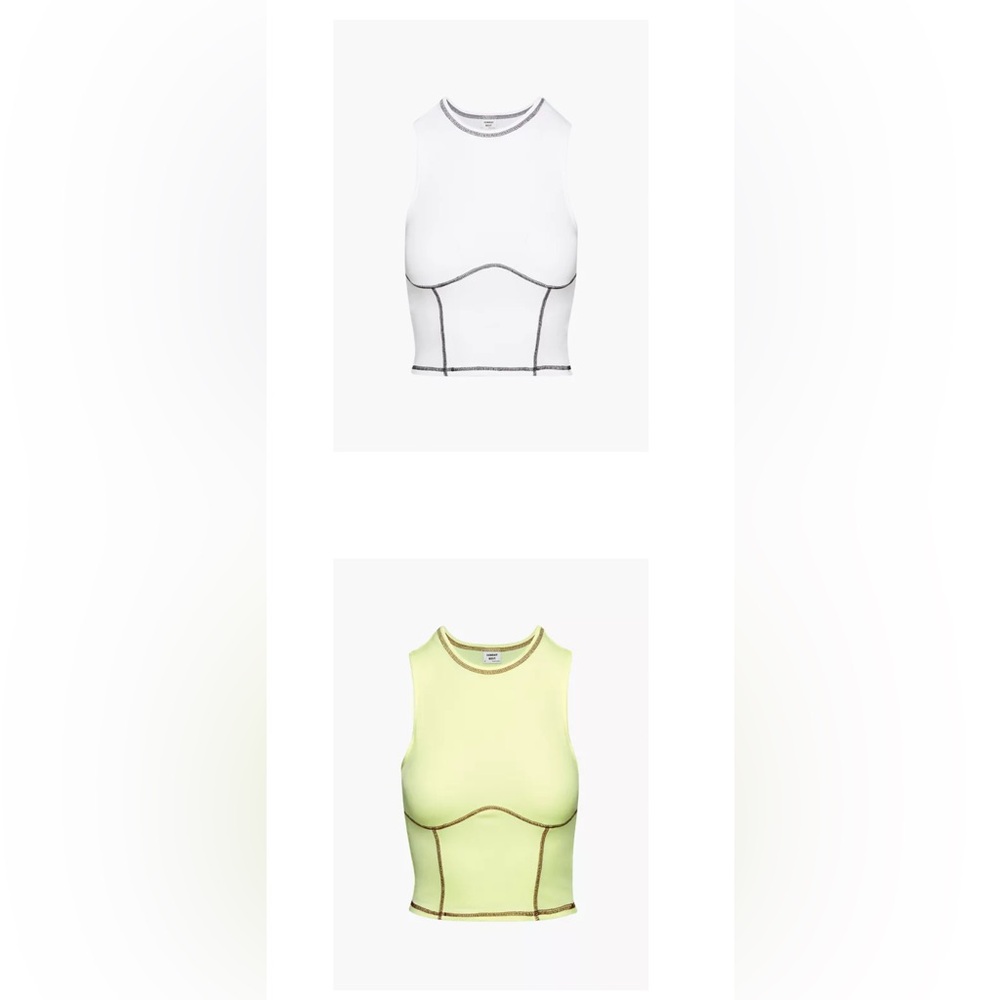 Sunday Best White and Yellow Tops